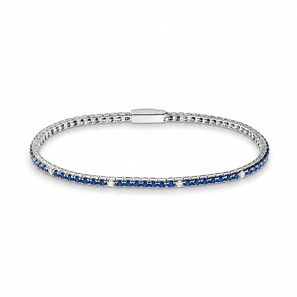 Bracciale Tennis  Argento  Bliss Collez. Mywords