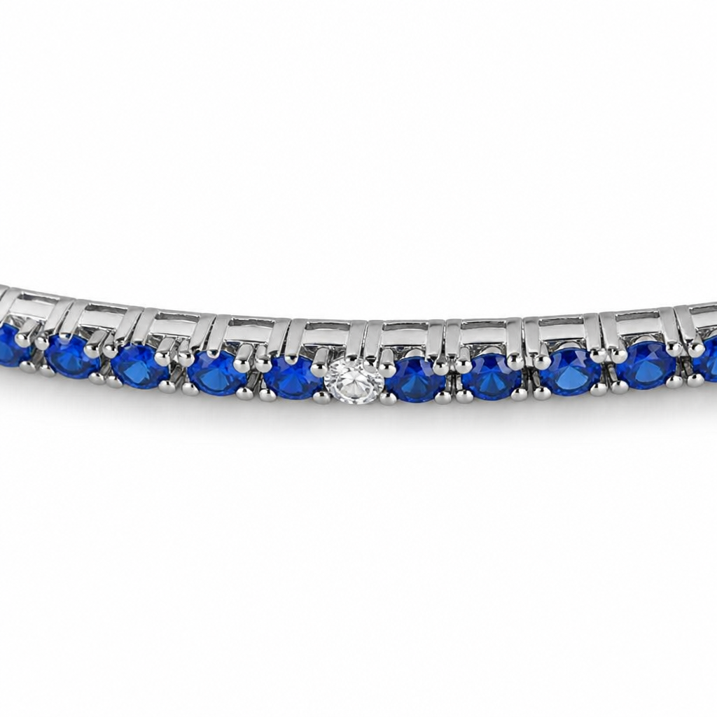 Bracciale Tennis  Argento  Bliss Collez. Mywords
