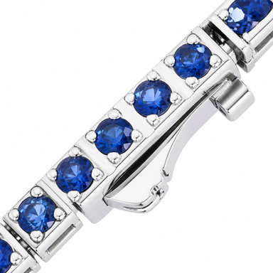 Bliss Bracciale Tennis Collez.stella Zaffiri E Brillanti