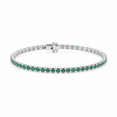 Bliss Bracciale Tennis Collez.stella Smeraldi E Brillanti