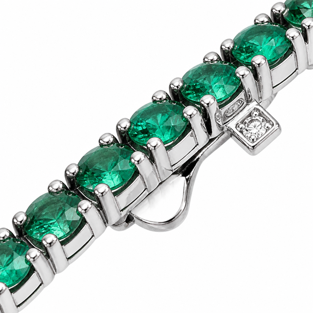 Bliss Bracciale Tennis Collez.stella Smeraldi E Brillanti