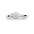 Anello Damiani Solitario Bianco E Diamante Kt.0,15 H Ref.bv472726