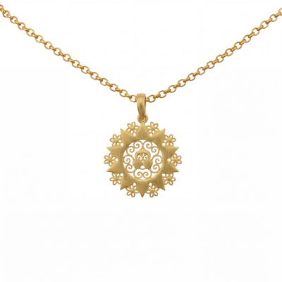 Collana La Presentosa Con Ciondolo 9kt Oro Giallo