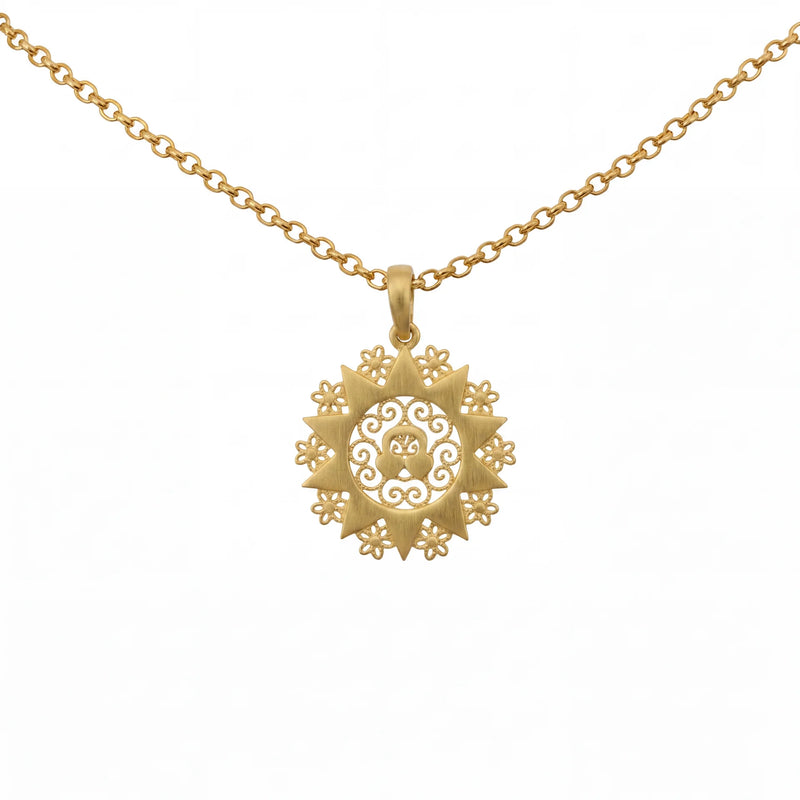 Collana La Presentosa Con Ciondolo 9kt Oro Giallo