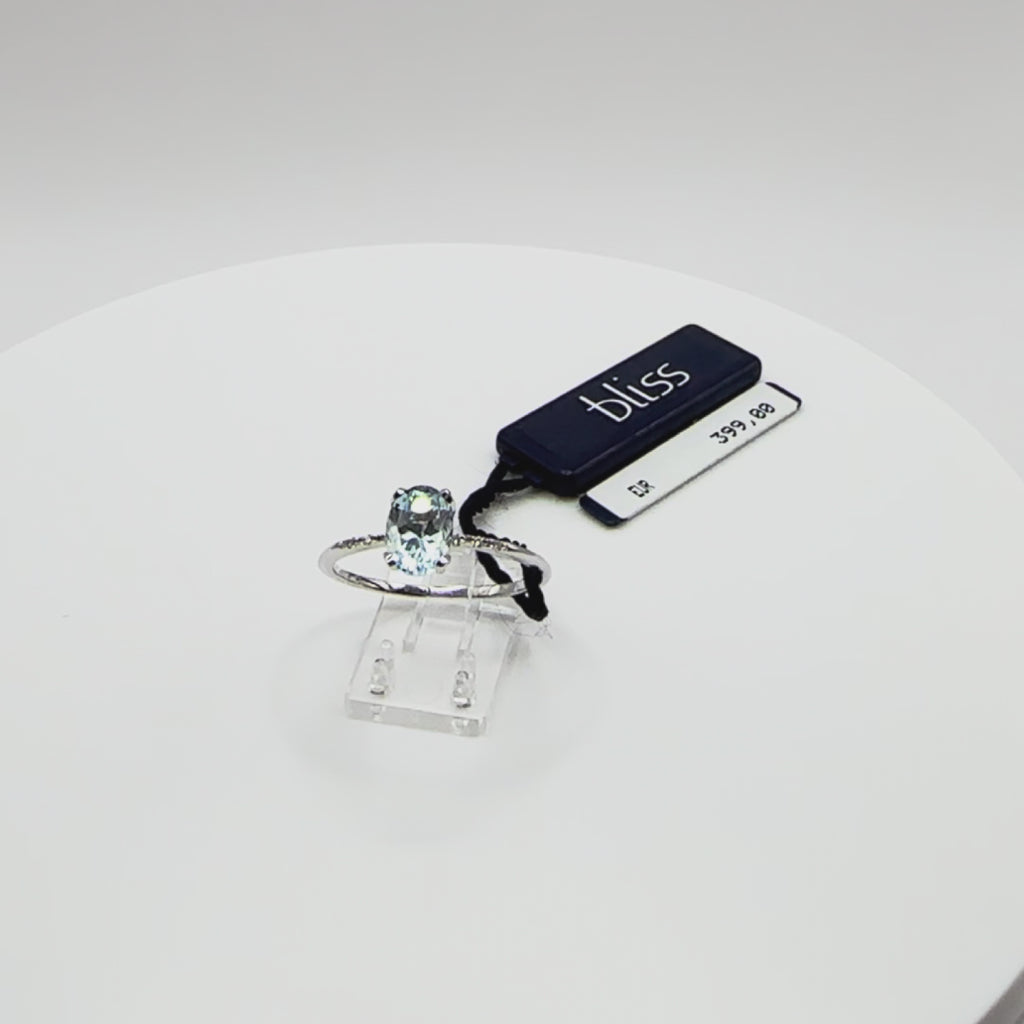 Anello Bliss Collezione Celine In Oro Bianco