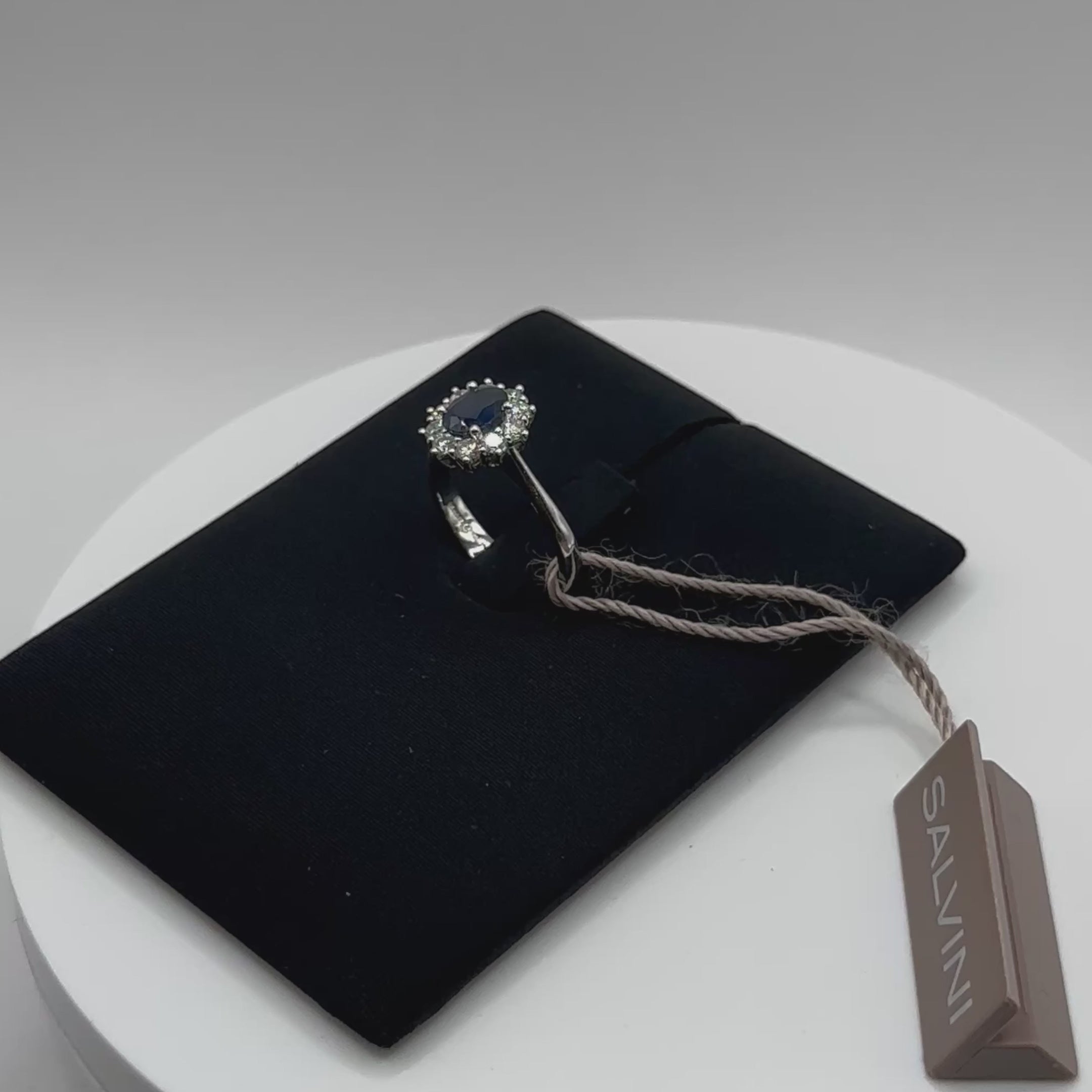 Anello Salvini Zaffiro E Diamanti