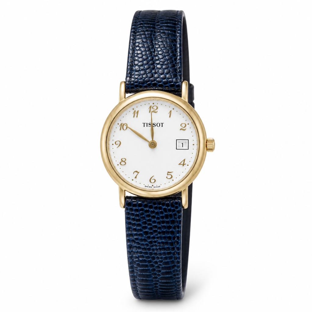 Orologio Tissot donna 26 mm quarzo T71.3.117.12 quadrante bianco, vista frontale