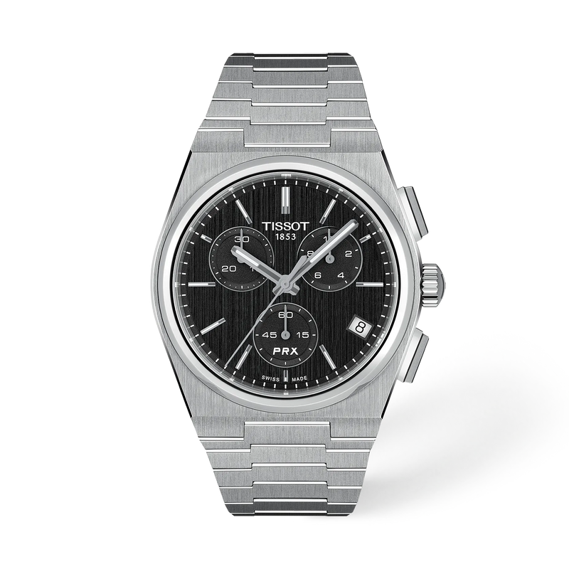 Orologio Tissot PRX Chronograph 41 mm Quarzo Quadrante Nero
