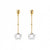 Orecchini Oro Bianco e Giallo 18kt