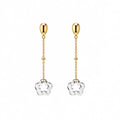Orecchini Oro Bianco e Giallo 18kt