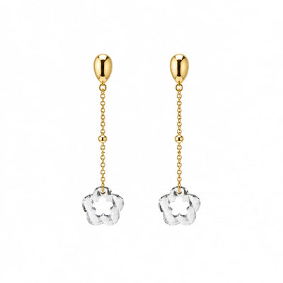 Orecchini Oro Bianco e Giallo 18kt